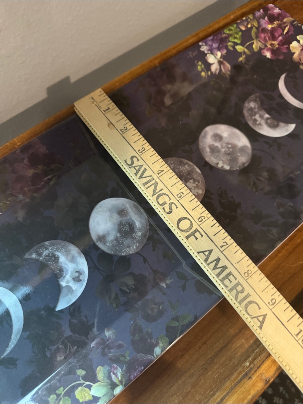 Moon Phase Art Tray - Purple Floral - Picture 7 of 8